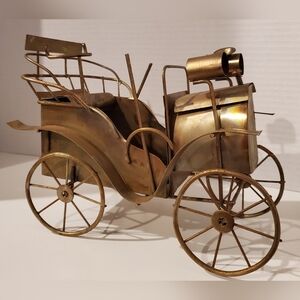 Vintage Copper Old Car Model Figure